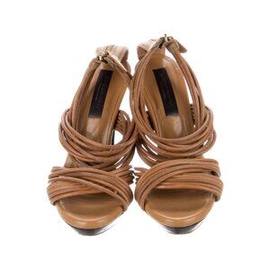 BURBERRY Leather Slingback Heels